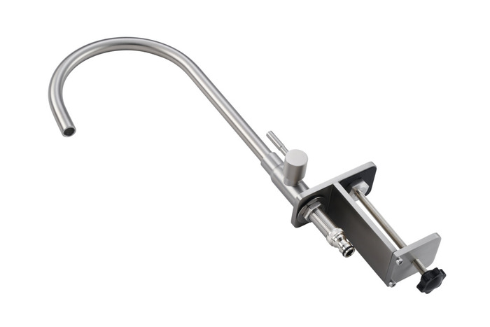 Køkkenarmatur udendørs børstet stål